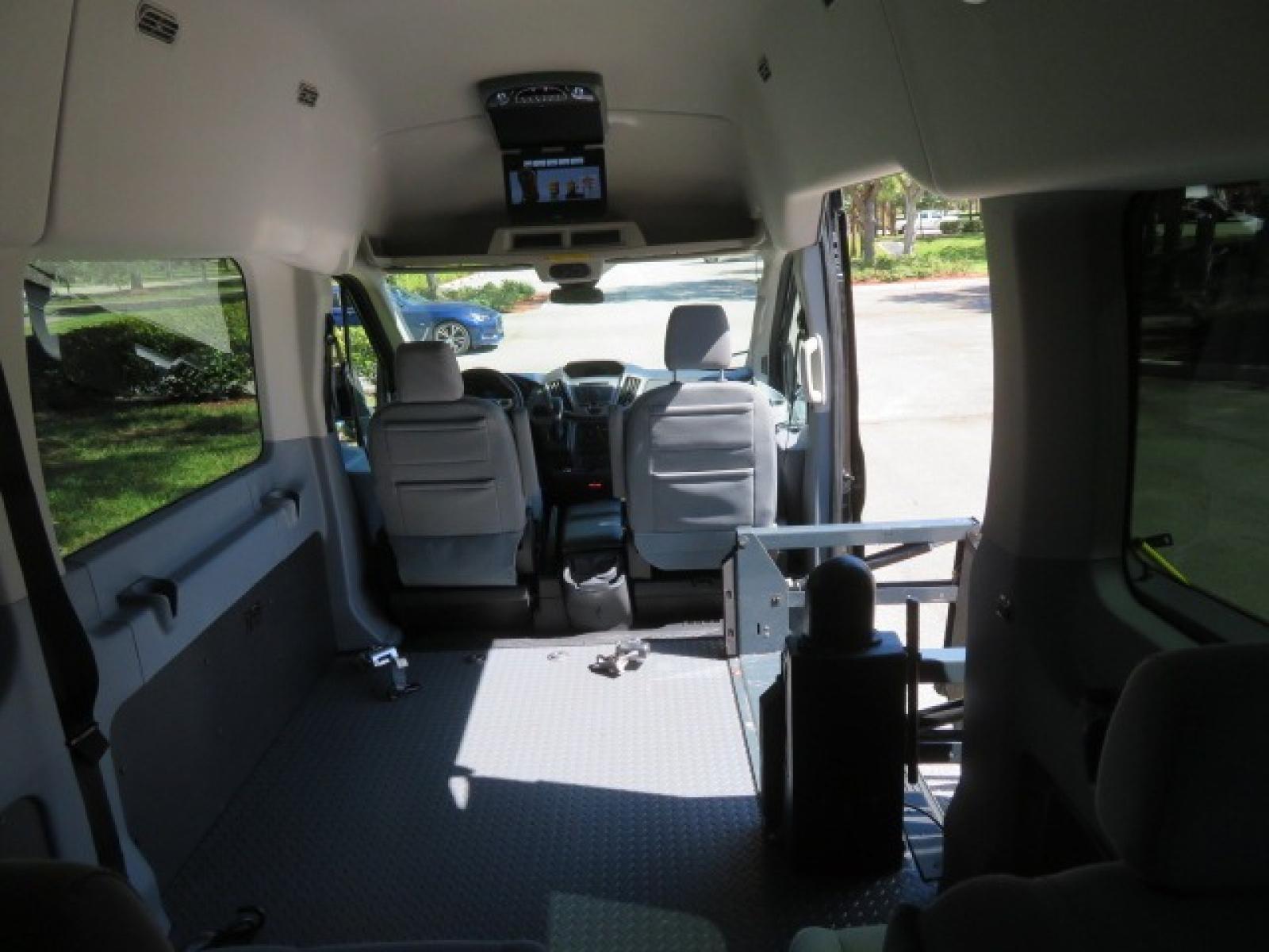 2017 Ford Transit 350 Wagon HD High Roof XLT Sliding Pass. 148 WB EL (1FBVU4XG3HK) with an 3.5L V6 DOHC 24V engine, 6A transmission, located at 4301 Oak Circle #19, Boca Raton, FL, 33431, (954) 561-2499, 26.388861, -80.084038 - You are looking at an awesome 2017 Ford Transit XLT HD 350 Dually Handicap Wheelchair Conversion Van with 66000 Original Miles, Back Up Camera, Ricon Split Platform Side Entry Wheelchair Lift with 800lb Capacity, Hard Core Rubber Floor, Q Straint Tie Down System, Extra Seat Belt, Interlock System, 9 - Photo #76