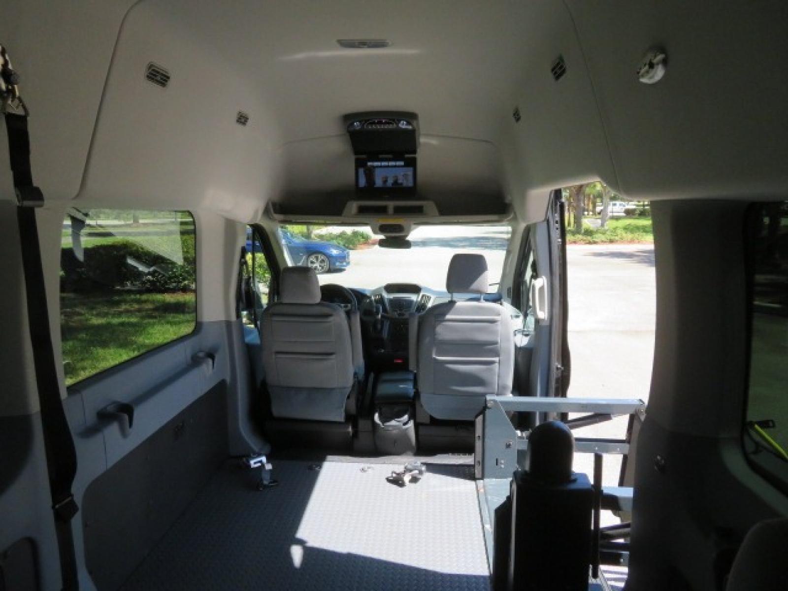 2017 Ford Transit 350 Wagon HD High Roof XLT Sliding Pass. 148 WB EL (1FBVU4XG3HK) with an 3.5L V6 DOHC 24V engine, 6A transmission, located at 4301 Oak Circle #19, Boca Raton, FL, 33431, (954) 561-2499, 26.388861, -80.084038 - You are looking at an awesome 2017 Ford Transit XLT HD 350 Dually Handicap Wheelchair Conversion Van with 66000 Original Miles, Back Up Camera, Ricon Split Platform Side Entry Wheelchair Lift with 800lb Capacity, Hard Core Rubber Floor, Q Straint Tie Down System, Extra Seat Belt, Interlock System, 9 - Photo #77