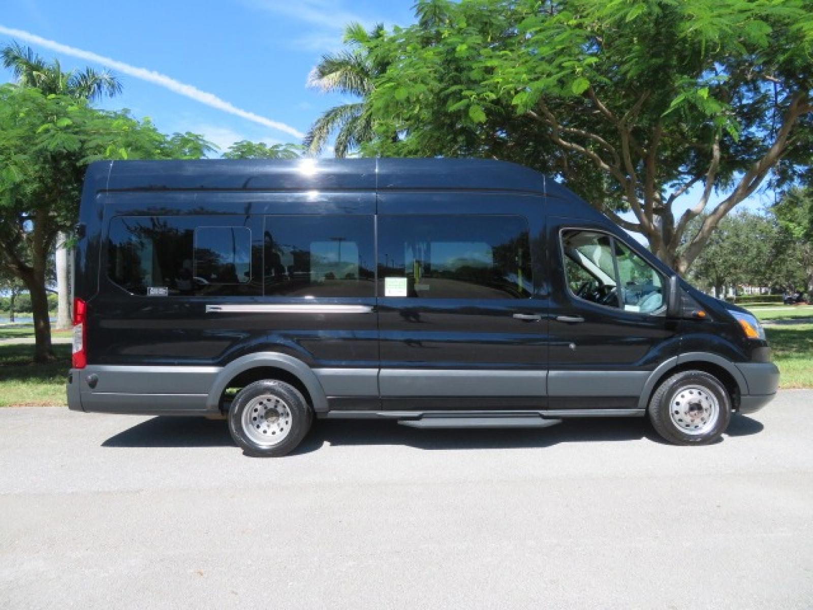 2017 Ford Transit 350 Wagon HD High Roof XLT Sliding Pass. 148 WB EL (1FBVU4XG3HK) with an 3.5L V6 DOHC 24V engine, 6A transmission, located at 4301 Oak Circle #19, Boca Raton, FL, 33431, (954) 561-2499, 26.388861, -80.084038 - You are looking at an awesome 2017 Ford Transit XLT HD 350 Dually Handicap Wheelchair Conversion Van with 66000 Original Miles, Back Up Camera, Ricon Split Platform Side Entry Wheelchair Lift with 800lb Capacity, Hard Core Rubber Floor, Q Straint Tie Down System, Extra Seat Belt, Interlock System, 9 - Photo #8