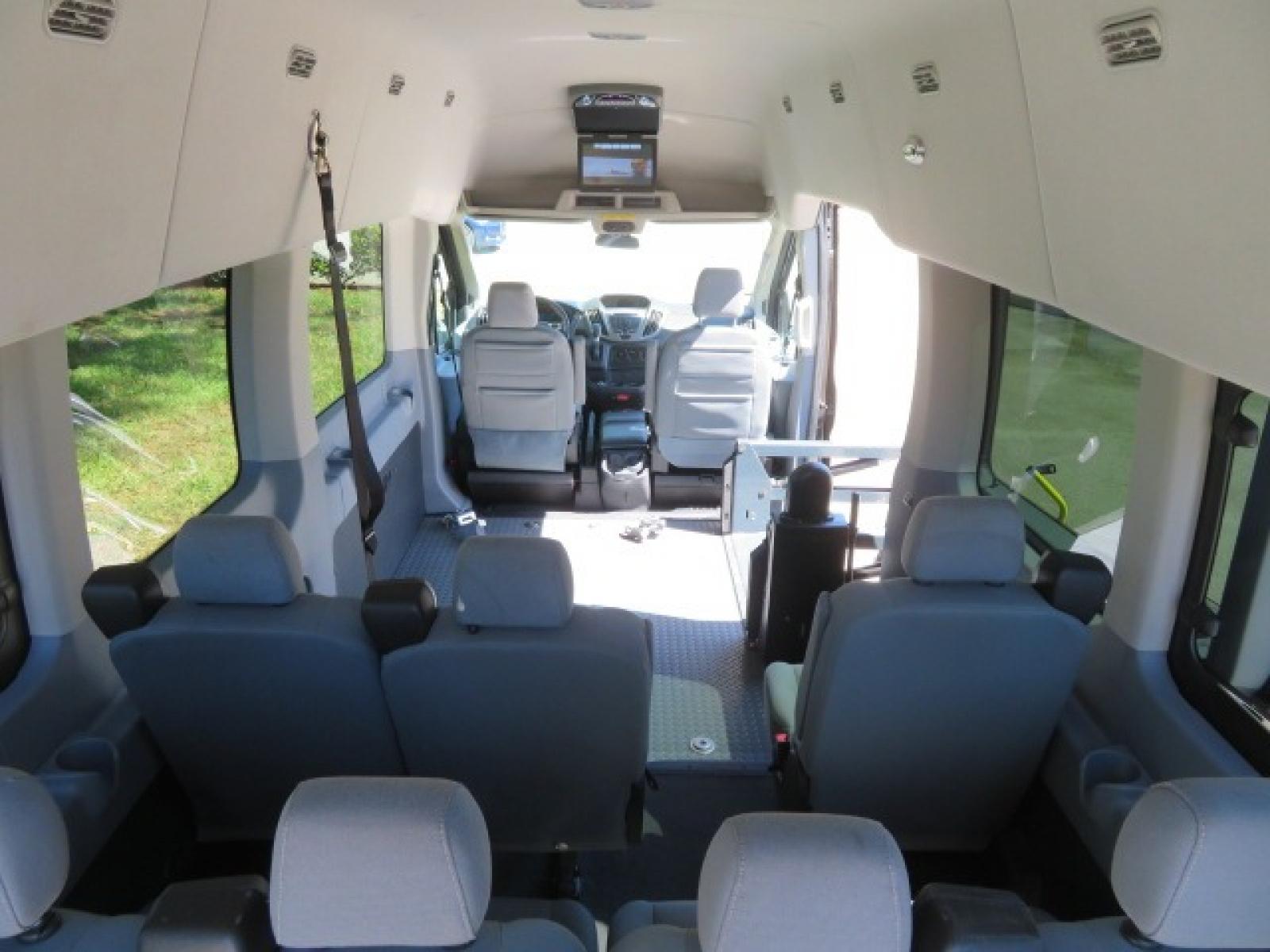 2017 Ford Transit 350 Wagon HD High Roof XLT Sliding Pass. 148 WB EL (1FBVU4XG3HK) with an 3.5L V6 DOHC 24V engine, 6A transmission, located at 4301 Oak Circle #19, Boca Raton, FL, 33431, (954) 561-2499, 26.388861, -80.084038 - You are looking at an awesome 2017 Ford Transit XLT HD 350 Dually Handicap Wheelchair Conversion Van with 66000 Original Miles, Back Up Camera, Ricon Split Platform Side Entry Wheelchair Lift with 800lb Capacity, Hard Core Rubber Floor, Q Straint Tie Down System, Extra Seat Belt, Interlock System, 9 - Photo #83