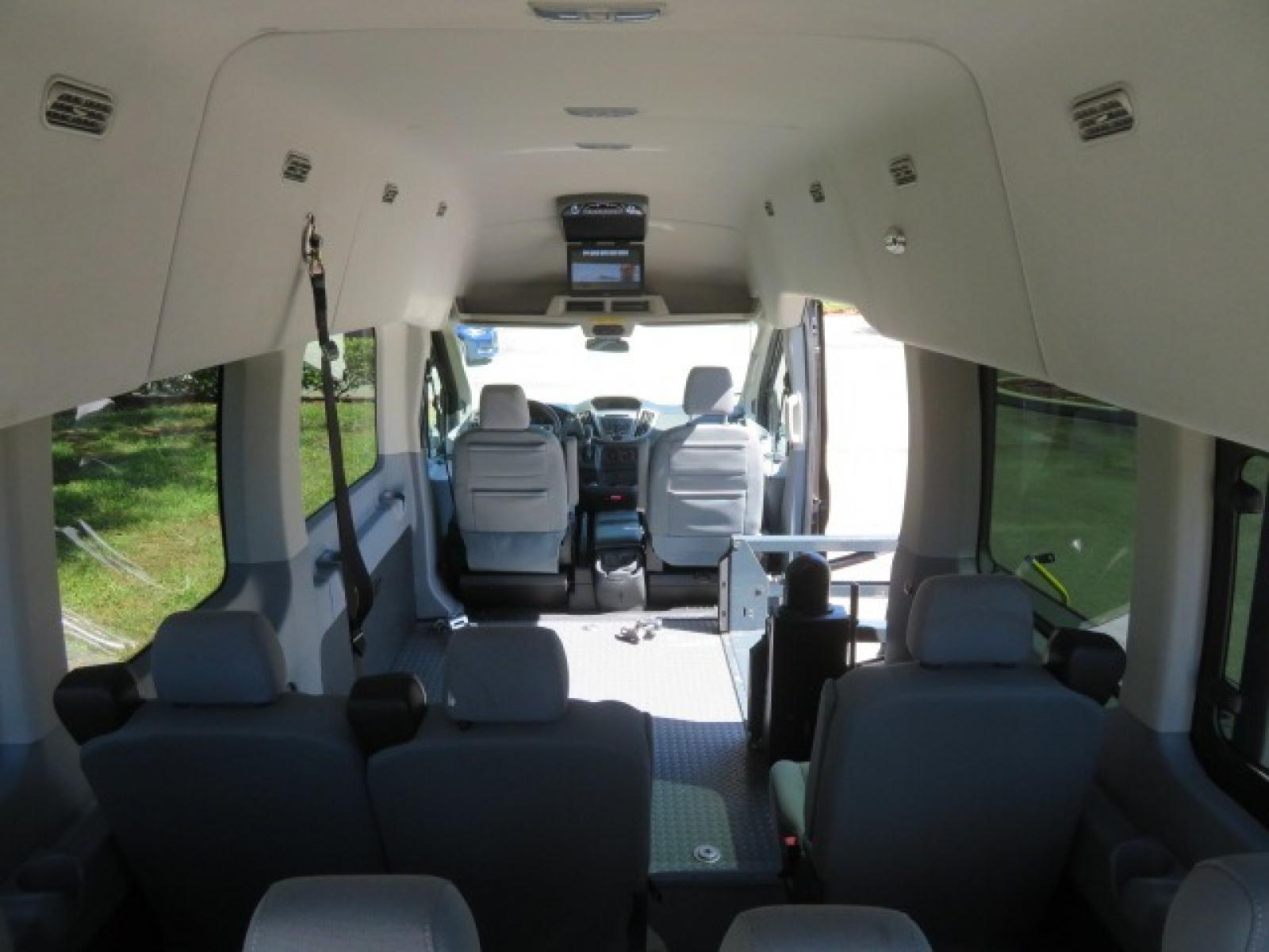 2017 Ford Transit 350 Wagon HD High Roof XLT Sliding Pass. 148 WB EL (1FBVU4XG3HK) with an 3.5L V6 DOHC 24V engine, 6A transmission, located at 4301 Oak Circle #19, Boca Raton, FL, 33431, (954) 561-2499, 26.388861, -80.084038 - You are looking at an awesome 2017 Ford Transit XLT HD 350 Dually Handicap Wheelchair Conversion Van with 66000 Original Miles, Back Up Camera, Ricon Split Platform Side Entry Wheelchair Lift with 800lb Capacity, Hard Core Rubber Floor, Q Straint Tie Down System, Extra Seat Belt, Interlock System, 9 - Photo #84